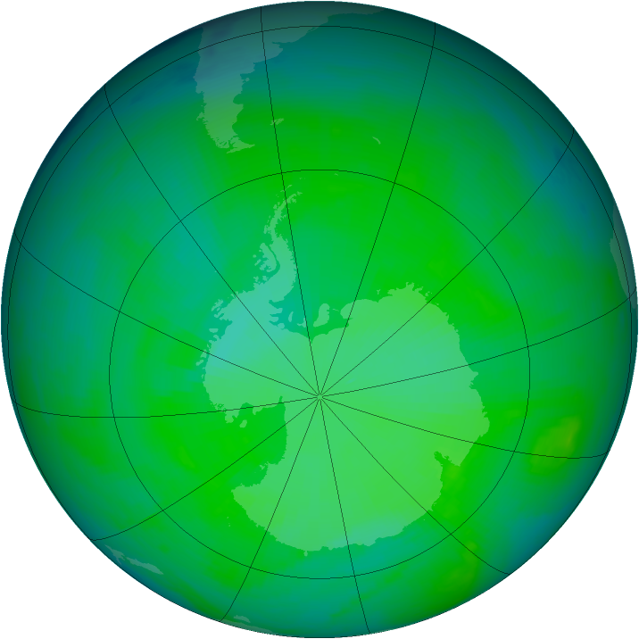 Ozone Map 1982-12-10